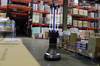 Este robot autónomo puede matar más del 90% de los coronavirus presentes en las superficies