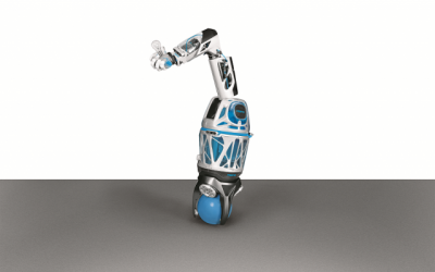 Festo actualiza su BionicSoftHand con un sistema de robot móvil