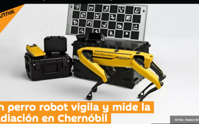 Un perro robot vigila y mide la radiación en Chernóbil