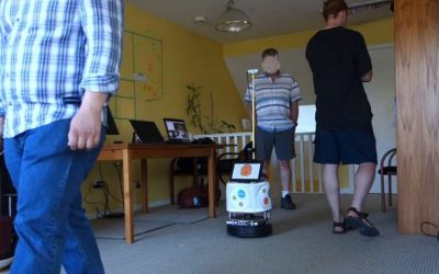 Un robot que puede rastrear personas específicas y seguirlas