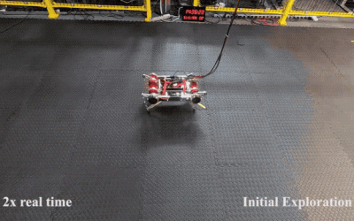 Google logra que un robot aprenda a andar sin ninguna ayuda externa