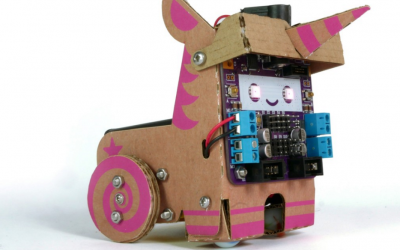 Un Robot para Armar en Casa con Cartones y Circuitos