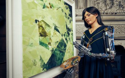 Conoce a Ai-Da, la robot artista cuya primera exhibición ya tiene ventas de 1,2 millones de dólares