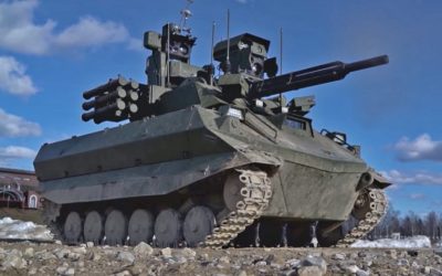 Ministerio de Defensa ruso asegura que está preparando su primera unidad militar armado con robots de ataque