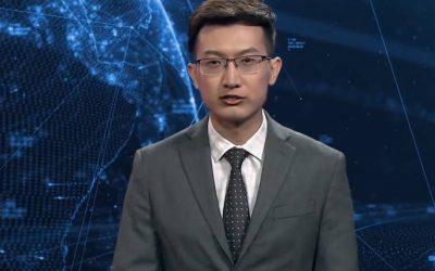 Un robot debutó como presentador de noticias en China