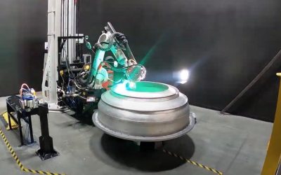 Vea un robot imprimiendo en 3D el cohete para el primer lanzamiento orbital de Relativity Space