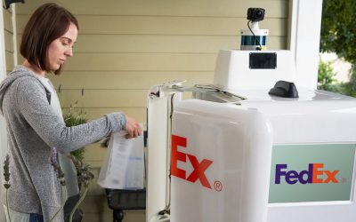 Amazon y FedEx prueban sus robots de entrega autónomos