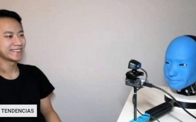 Robot logra imitar expresiones faciales humanas a través de músculos artificiales