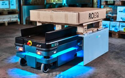 ROEQ lanza un módulo de elevación para robots MiR250