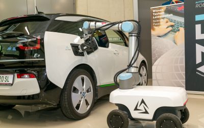 Un consorcio austriaco desarrolla un robot autónomo de recarga automatizada de coches eléctricos