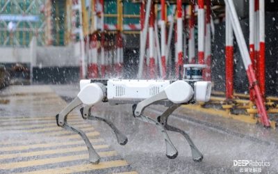 DEEP Robotics lanza el primer perro robot industrial resistente al agua