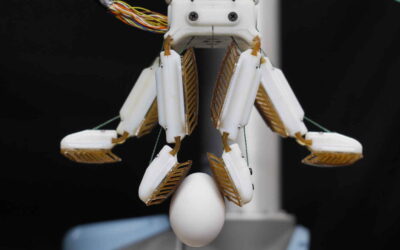 Esta mano robótica está inspirada en los lagartos y puede manipular objetos sin romperlos