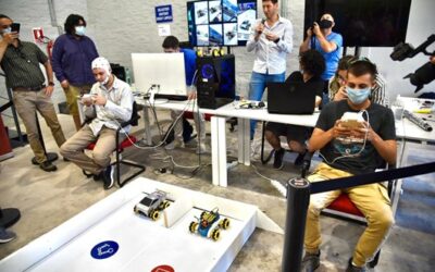 Primera carrera de vehículos controlados por ondas cerebrales en Uruguay