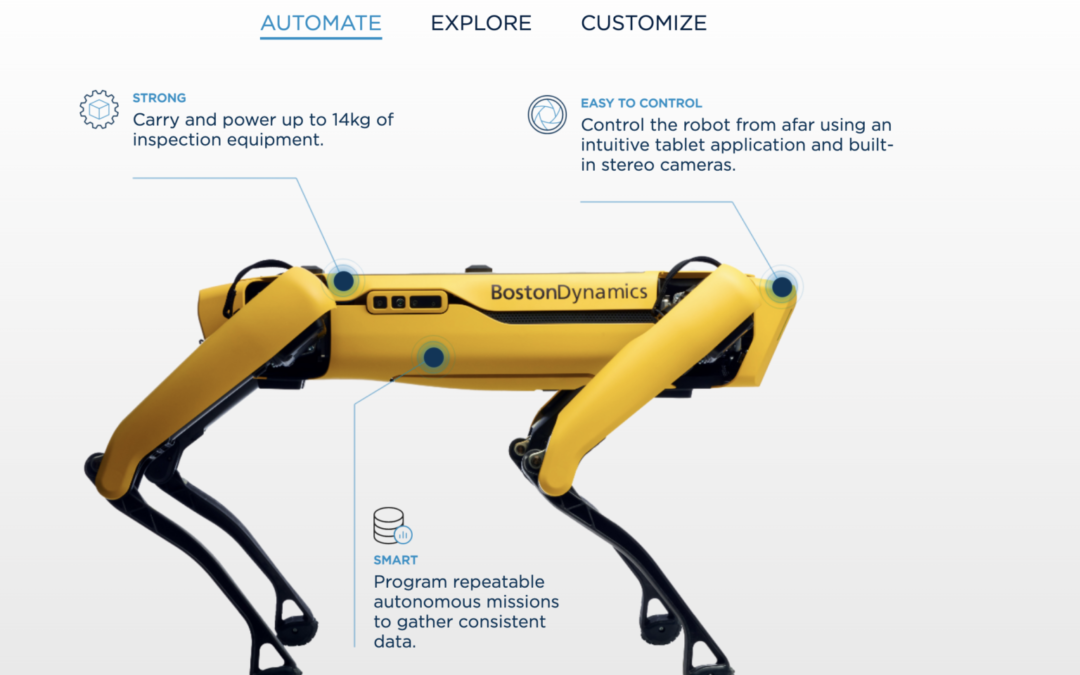 Spot, el perro robot que vigila un parque de Acciona en Chile