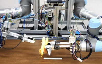 Robot consigue pelar un plátano sin aplastarlo