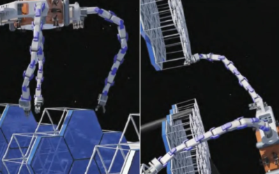 El robot con tentáculos que puede atrapar, manipular o reparar objetos como otras naves o satélites