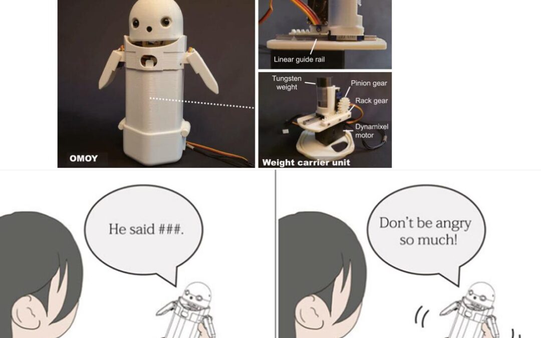 Un robot que calma a las personas cuando reciben mensajes ofensivos