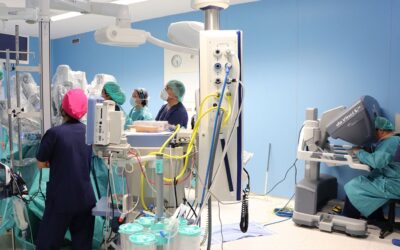 Primer paciente de cirugía general operado con cirugía robótica Da Vinci en Policlínica Gipuzkoa