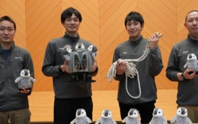 Estos pingüinos robot han batido el récord Guinness saltando a la cuerda