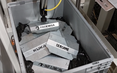 Nueva solución de picking de piezas en movimiento mediante robótica guiada por visión