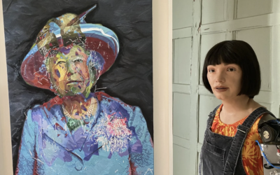Un robot crea el primer retrato de la reina Isabel II hecho con inteligencia artificial