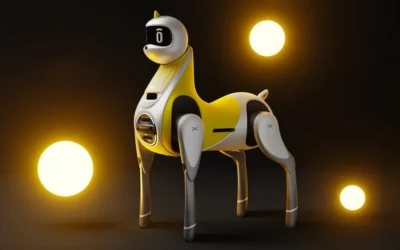 El poni robot que acompaña, entretiene y sirve de transporte: el futuro de la robótica llega desde China