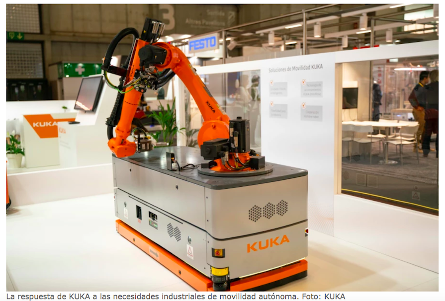 KUKA potencia su oferta de robótica móvil y colaborativa