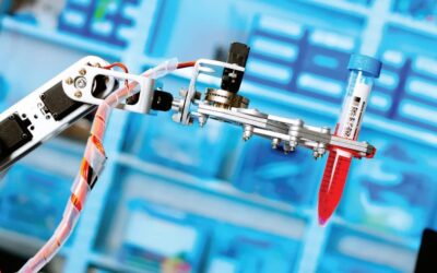 Este robot líquido es capaz de unirse y separarse completamente, además de atravesar obstáculos