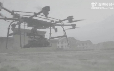 Este robot cuadrúpedo de fabricación china está armado y puede desplegarse en dron