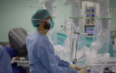 Robots para operar casos de cáncer de pulmón