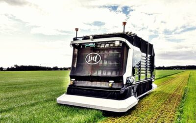 Exos, el carro forrajero robot que alimenta el ganado (Video)