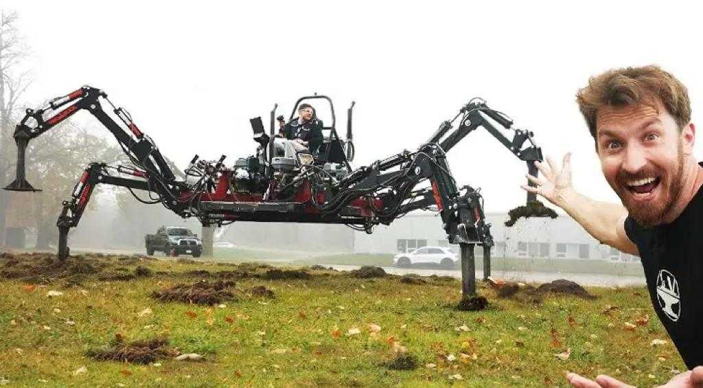 Alguien ha construido un gigantesco robot araña que se puede pilotar, y da mucho miedo
