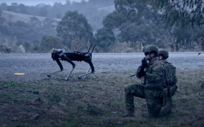 Perros robot que funcionan con IA y control mental, la nueva arma que está probando el ejército australiano