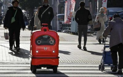 Japón lanza robots de entrega “humildes y adorables”