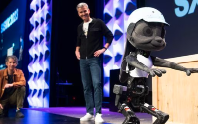 Disney presenta su nuevo robot: un conejo con patines que no deja de caerse | VIDEO