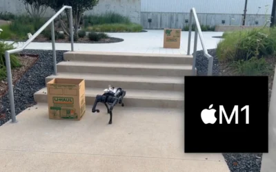 Monta un chip Apple M1 sobre un perro robot y lo convierte en un procesador de datos 3D con patas
