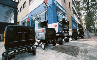 Domino’s empieza a repartir pedidos en España con robots autónomos