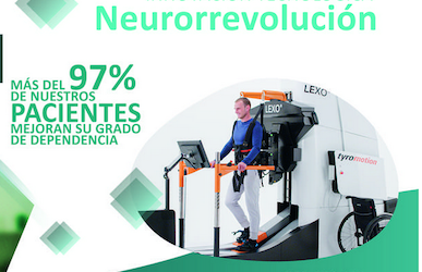 ¿Cómo la tecnología robótica ayuda en la rehabilitación de un daño cerebral adquirido?