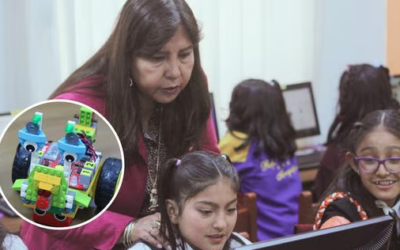 Arequipa: Una profesora y sus alumnos crean robot que revoluciona su enseñanza | VIDEO
