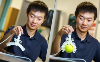 Fabrican con una impresora 3D una pinza robótica que no necesita electrónica para funcionar