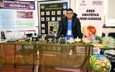 Estudiante cruceño crea innovador robot de rescate y gana olimpiada nacional por segundo año consecutivo