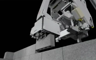 El robot que jubilará a los albañiles: coloca 500 ladrillos por hora para construir una casa al día