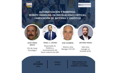 HispaRob organiza una mesa redonda sobre automatización y robótica en Advanced Manufacturing Madrid 2023