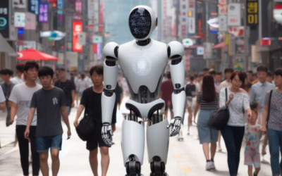 Corea del Sur es el primer país en autorizar que robots circulen por sus calles con la gente