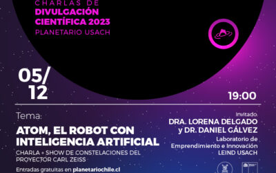 Entradas gratuitas/ ATOM, el robot con Inteligencia Artificial / Martes 5 de diciembre, 19 horas