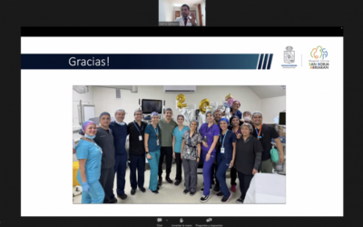 Urólogo del HCSBA expone sobre cirugía robótica en jornada del Minsal