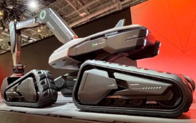 Hyundai presentó la excavadora del futuro: Robot y eléctrica
