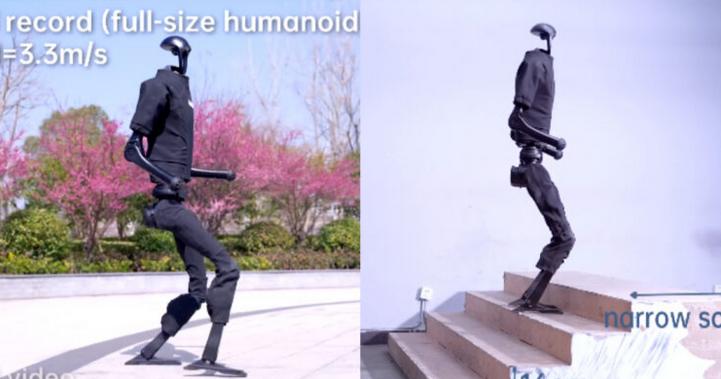 Ciencia y Tecnología Construyen el robot humanoide más rápido del mundo en China: puede trotar y mantener el equilibrio