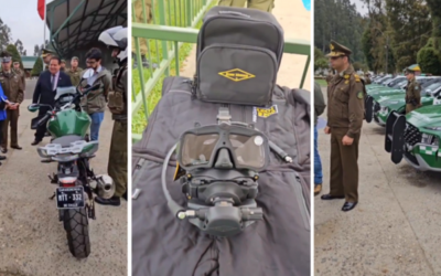 Incluso un robot: entregan equipamiento a Carabineros en Los Ríos con inversión de $1.500 millones