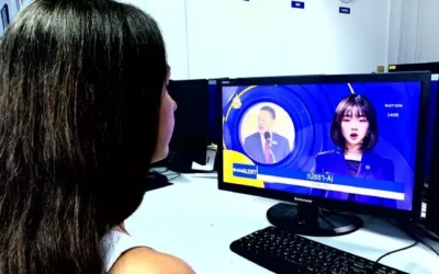 Periodismo vs. inteligencia artificial: la conductora robótica en televisión